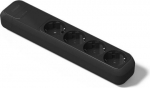Extension 4 sockets, black FM2524N | 8429760421252