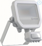 LED floodlight, FL 10 8W 3000K 1100lm 830 PS SY100, white, with a sensor 4099854306709 | 4099854306709