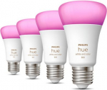 Hue LED Bulbs E27 6.5W A60 4 pcs. White and color ambiance 929002489604 | 8719514328402