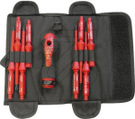 Screwdriver set with interchangeable bits, cross PZ, 1000V, "Vario" 102000/PZ-1 | 4011923484040