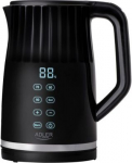 Adler Kettle with LED display | AD 1350 | Electric | 2200 W | 1.7 L | Stainless Steel | 360&deg; rotational base | Black AD 1350 | 5905575903389