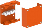 Fire resistant metal box KPK 125 E90 IP40 126x126x48mm with double terminals 1,5-6mm&sup2; KPK 125_2PO6 | 8595568942210