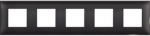 Cover plate - 2+2+2+2+2 horizontal/vertical installation modules BT-R4802M5BG | 8005543636152