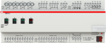 Device to control of apartment ranges with bath, typically in hotels and small apartments. 18 inputs, 13 outputs, 1 shutter output, 3 fan outputs and 2x2 electronic outputs for valve drives. Device is preconfigured. Only VD3-File or higher exists. 2C ...
