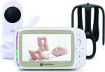 Motorola 5.0&rdquo; Wi-Fi Video Baby Monitor with Stargrip Crib Mount | VM45 Connect | White 5055374717837 | 5055374717837