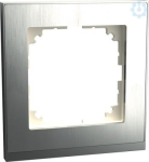 M-Pure Decor Frame, 1-gang, Stainle ss steel/aluminium, M-Pure Decor MEG4010-3646 | 4042811180898
