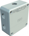 Instalācijas kārba ar 3 Kabeļu ievadu 110x110x50, PP, gai&scaron;i pelēks, 7035 2001861 | 4012195539902
