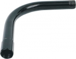 Elbow 90&deg; for steel threaded wiring pipes EN diameter 63 mm, varnished, corrosion resistance 2 6163_ECZ | 8595057634428