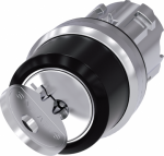 RONIS key-operated switch, 22 mm, round, metal, shiny, lock number SB30, with 2 keys, 2 switch positions O-I, latching, actuating angle 90�, 10:30h/13:30h, key removal O+I, possible special locks: SB31, 421, 455 3SU1050-4BF11-0AA0 | 4011209970809