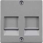 DELTA i-system aluminum-metallic Cover plate with shutter for support plates Modular jack connector DELTA switches and socket outlets &ndash; design and quality to perfection from Siemens. Due to its eternally stylish shapes and a multitude of colors, our  ...