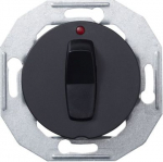 Renova rocker switch with indicator lamp 2 pole 16 A 250 V black WDE011262 | 3606480698200