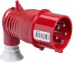 Wander plug, Mureva PK, 90&deg; angled, 32A, 3P+N+E, 400V, IP44 81721 | 3303430817215