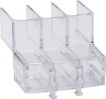 Independent mounting IP 20 cover for lug type terminals. range: TeSys - device short name: LAD9 - accessory / separate part category: installation accessory - poles description: 3P - product compatibility: GV3L, GV3P, LC1D40A...D65A, LRD3136...3656.  ...