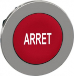 Head for non illuminated push button, Harmony XB4, flush mounted red flush caps pushbutton white mar ZB4FA433 | 3606489581077