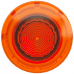 Head for illuminated push button, Harmony XB4, metal, orange mushroom 40mm, 22mm, universal LED, spr ZB4BW453 | 3389110666502
