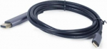 CABLE USB-C TO DP 1.8M/GREY CC-USB3C-DPF-01-6 GEMBIRD CC-USB3C-DPF-01-6 | 8716309121415