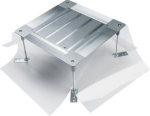 universal floor box with holding claws size 2 levelling range 215-265 mm UDH2215265 | 4012002238127