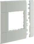 Frontplate modular, BR, CP 55, Lid 120, hfr, lightgrey GR1200KA7035 | 4012740982665