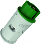 Industrial Plug 3x16A 4h IP44 50V 100-200Hz green/white 638A | 4015394004837