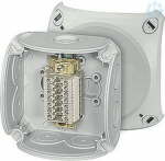 Junction box RK 0207 T IP66 grey, with 7 terminal blocks, WKM 2,5/15, 1,5-2,5mm2 62000173 | 4012591125648