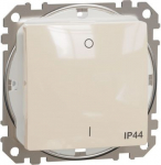 Switch, 1 gang, 2-pole, 10AX, beige, Sedna Design SDD212102 | 3606481481962