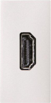N2155.6 BL - HDMI connection unit, white, 1 module Zenit 2CLA215560N1101 | 8427238142289