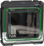 Box cover with lid for Unica, 1-gang, grey, IP55 Mureva Styl MUR35106 | 3606480789953