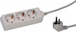 Extension 3 sockets white, 3m 163003 PAGACU03.1 | 4744984010384