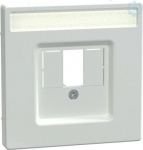 Central plate for audio socket, lotus white, D-Life MEG4250-6035 | 4042811197032