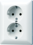 Double socket outlet, white AS500WW AS5020UWW | 4011377330153
