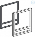 Escutcheon, for drawout Masterpact NW/NW DC. range of product: Masterpact NW, Masterpact NW DC - product or component type: escutcheon - accessory / separate part category: installation accessories - accessory / separate part type: installation acces ...