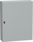 Spacial S3D plain door with mount.plate. H1000xW800xD250 IP66 IK10 RAL7035.. range of product: Spacial S3D - device application: multi-purpose - product or component type: compact enclosure - enclosure nominal height: 1000 mm - enclosure nominal widt ...