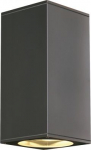 BIG THEO UP/DOWN OUT wall light , square, anthracite, ES111, max. 2x75W 229575 | 4024163151887