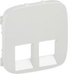 Cover plate Valena Allure - double RJ 45/RJ 11 socket - pearl 755429 | 3414970484949