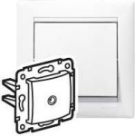 PRISE TV SIMPLE 2400MHZ BLANC 774429 | 3245067744291
