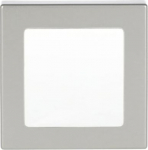 As cover for flush-mounted info light. For insert 2062 U. Size of information field 43 x 43 mm. Surface painted. 2CKA001731A1955 | 4011395088555