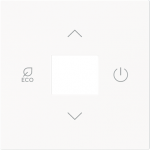 As cover for ABB-free@home&reg; room temperature controller RTC-F-1. 2CKA006220A0921 | 4011395326916