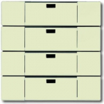 WaveLine Wall sensor 4 channel Wireless ivory white - Platform 63 2CKA006730A0034 | 4011395134214