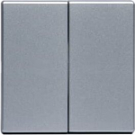 Rocker for Switch/push button, Two-part rocker Aluminium - Impressivo 2TKA000522G1 | 6418677329128