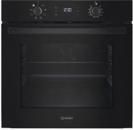 INDESIT Oven | IO K55C B | 71 L | Electric | Catalytic | Electronic | Height 59.5 cm | Width 59.5 cm | Black IO K55C B | 8050147700501