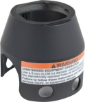 Black padlockable guard for &Oslash;40mushroom head. range of product: Harmony XB4, Harmony XB5 - accessory / separate part designation: padlockable metal guard - accessory / separate part category: protection accessories - product compatibility: XB4BS8, XB ...
