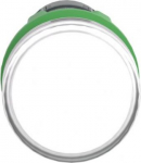 Monolithic pilot light, Harmony XB5, grey plastic, white, 22mm, universal LED, plain lens, 24V AC DC XB5EVB1 | 3389119041317