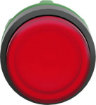Head for illuminated push button, Harmony XB5, red projecting, 22mm, universal LED, push to release, ZB5AH43 | 3389110905946