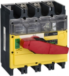 Visible break switch-disconnector Compact INV630, 630A, 3p. range: Compact - product name: INV630 - poles description: 3P - network type: AC, DC - network frequency: 50/60 Hz - handle colour: red - [Ie] rated operational current: AC-21A: 630 A AC 50/ ...