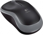 Computer mouse M185, Wireless, USB, AA, Black 910-002238 | 5099206027282