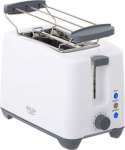 Adler | Toaster | AD 3216 | Power 750 W | Number of slots 2 | Housing material Plastic | White AD 3216 | 5902934838238
