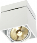 KARDAMOD SURFACE SQUARE ES111 SINGLE ceiling light, square, white, GU10, max. 75W 117101 | 4024163131681