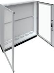 Steel enclosure, Univers, glazed door IP55 CL1, 1850x1550x275 mm, plinth H100 mm FR26K1 | 3250616005297