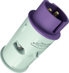 Industrial Plug 2x32A 0h IP44 25V purple/white 642A | 4015394004882