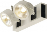 KALU LED 2 Wall and Ceiling luminaire, white/black, 3000K, 60&deg; 1000130 | 4024163177474